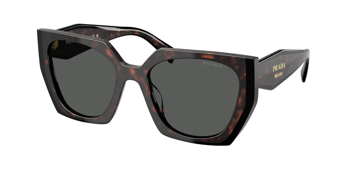 Prada PR 15WS – Racine/Noir – Vue de trois quarts