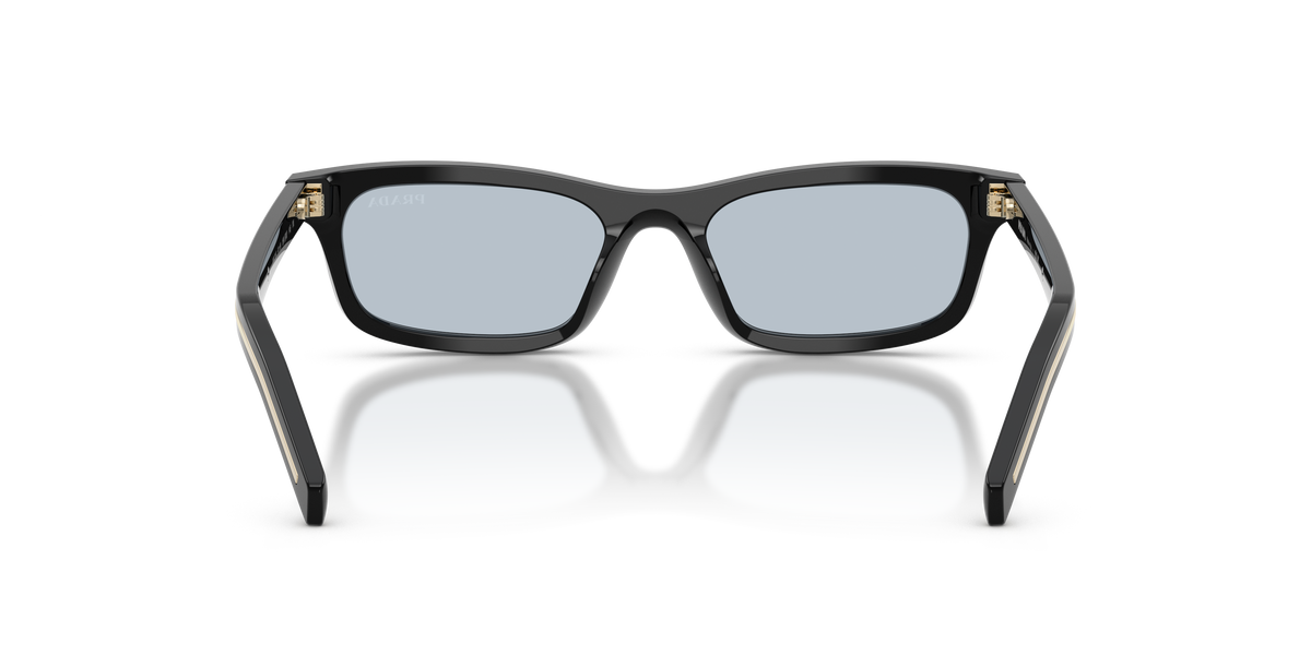 Prada PR D05S – Noir verres bleu gris – Vue arrière