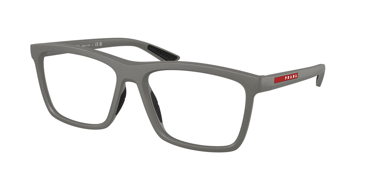 Prada Linea Rossa PS 01TV – Gris métallisé 16X1O1