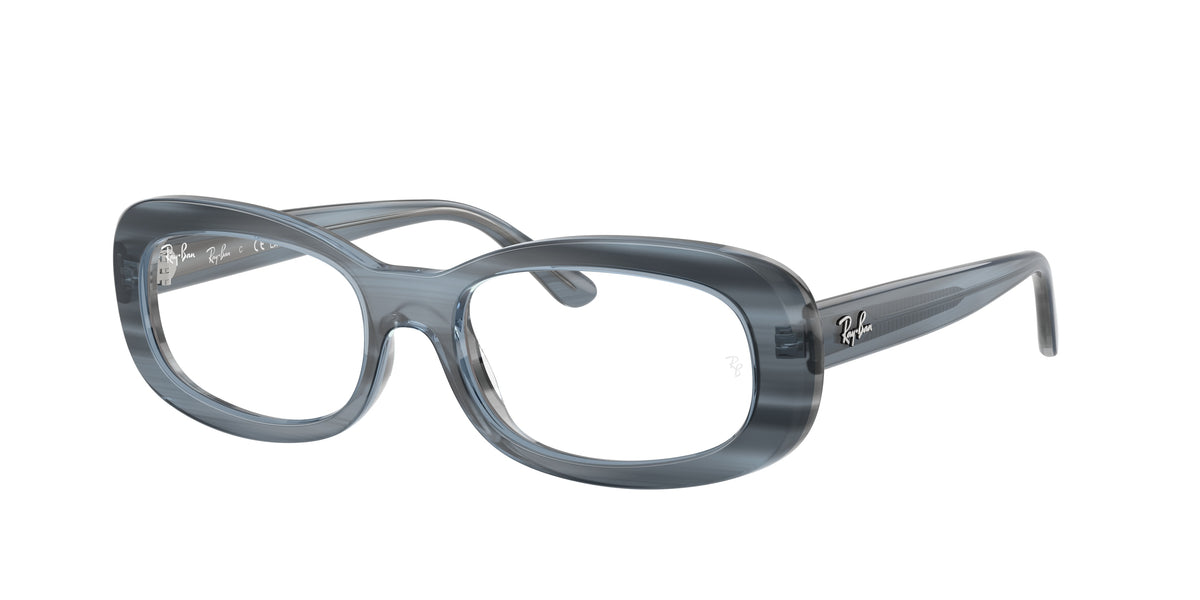 Ray-Ban 0RX2221V 8456 – Rayé bleu