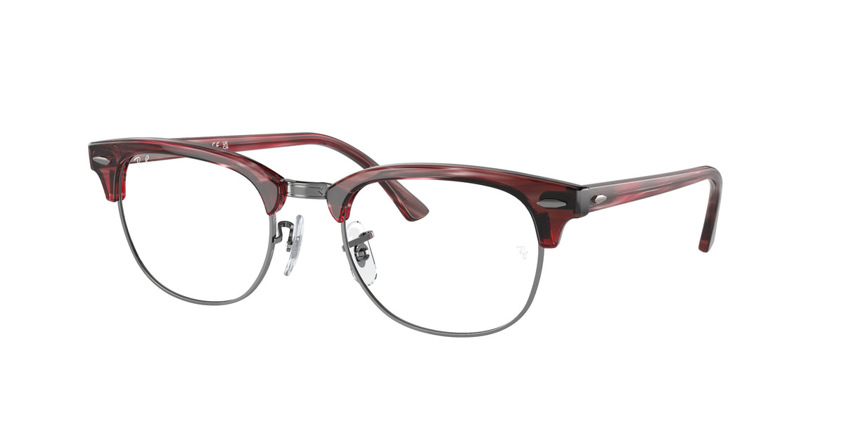 Ray-Ban 0RX5154 8376 – Rayé Rouge