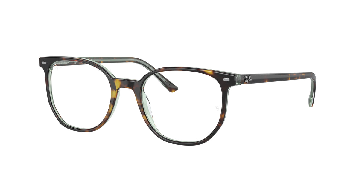 Ray-Ban 0RX5397 8249 – Havana sur Vert transparent