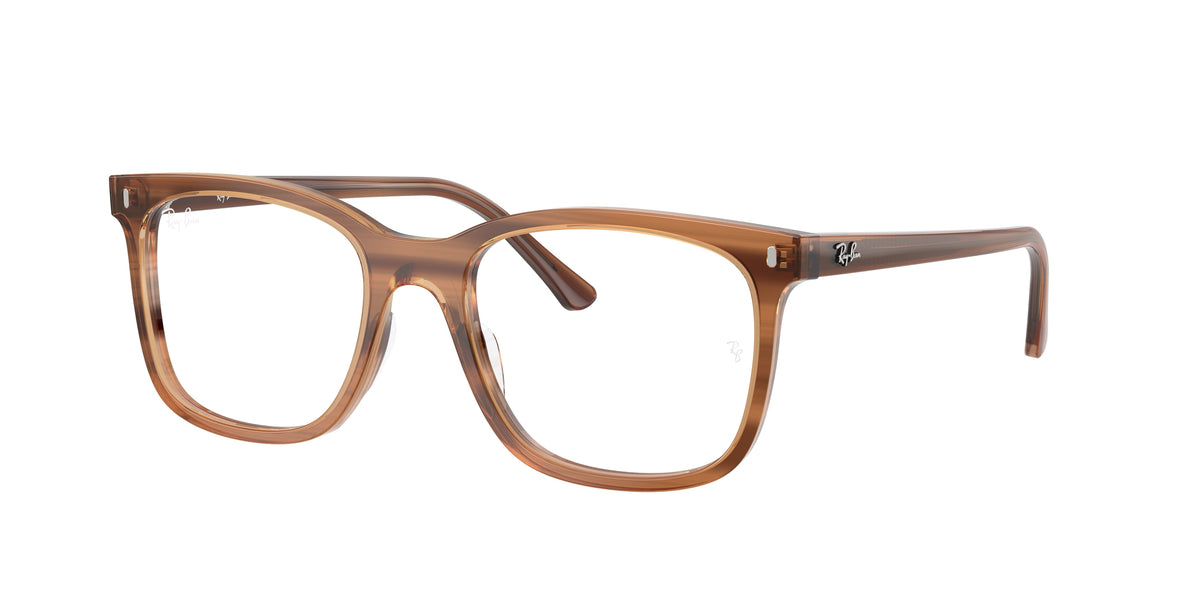 Ray-Ban 0RX5446 8455 – Rayé Marron