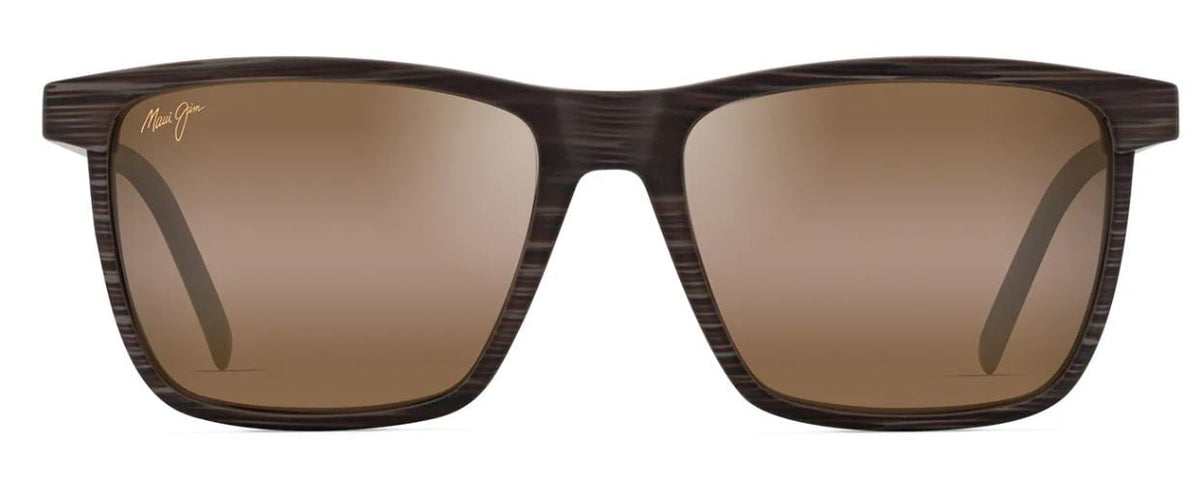 Lunettes de soleil Maui Jim One Way – coloris Brun strié