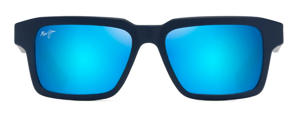 Lunettes de soleil Maui Jim Kahiko – coloris Bleu foncé mat