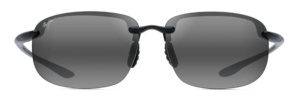 Lunettes de soleil Maui Jim Ho'okipa Xlarge – coloris Noir brillant