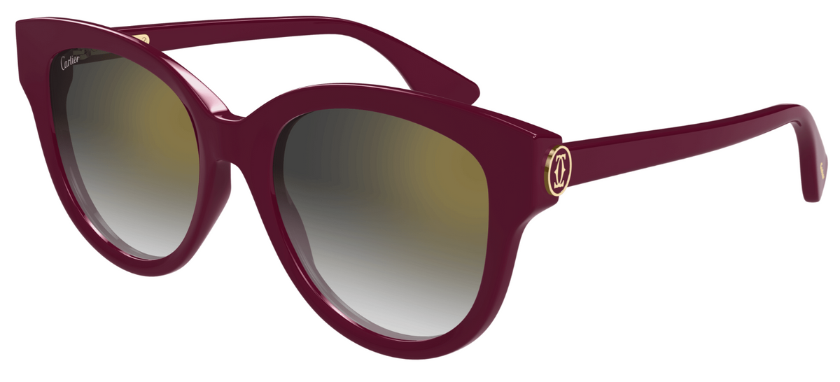 Lunettes de soleil Cartier Signature C CT0506SA - Rouge (003)