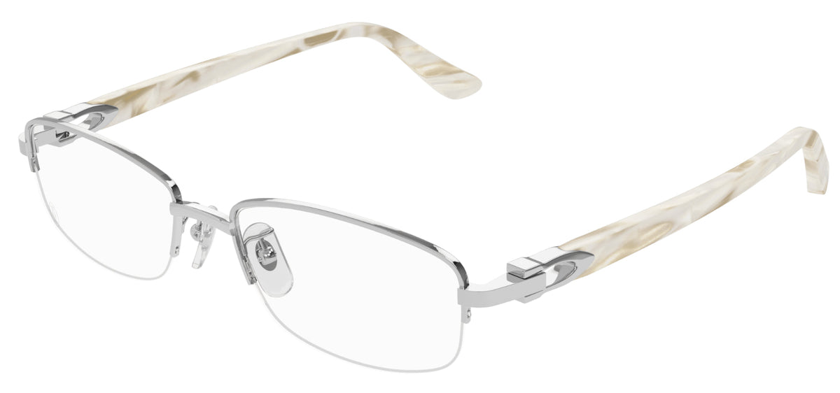 Lunettes de vue Cartier Décor C CT0530OJ - Argent (003)