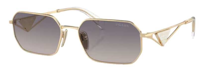 Lunettes de soleil Prada PR A51S - Or Pâle (ZVN30C)