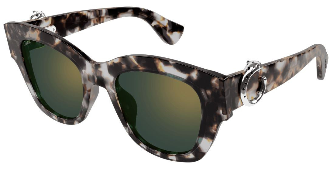 Lunettes de soleil Cartier Panthère CT0547S - Ecaille (004)