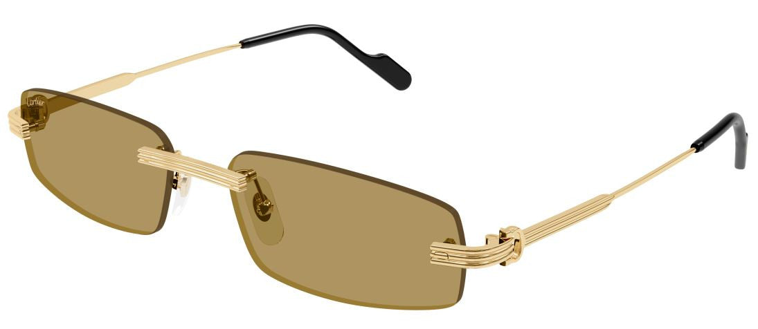 Lunettes de soleil Cartier Première CT0535S - Doré (003)