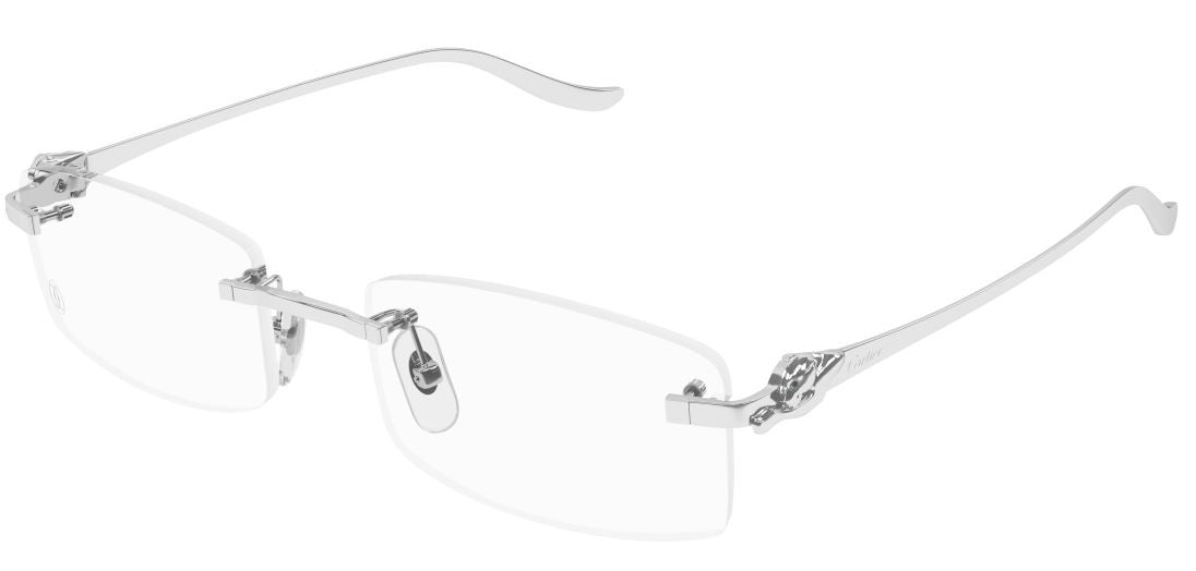 Lunettes de vue Cartier Precious CT0552O - Argent (002)