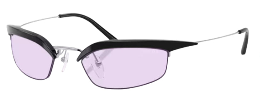 Lunettes de soleil Prada PR B50S - Noir/ Argent (TZM40J)
