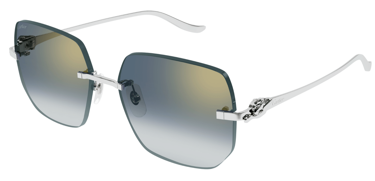 Lunettes de soleil Cartier Panthère CT0549S - Argent (003)