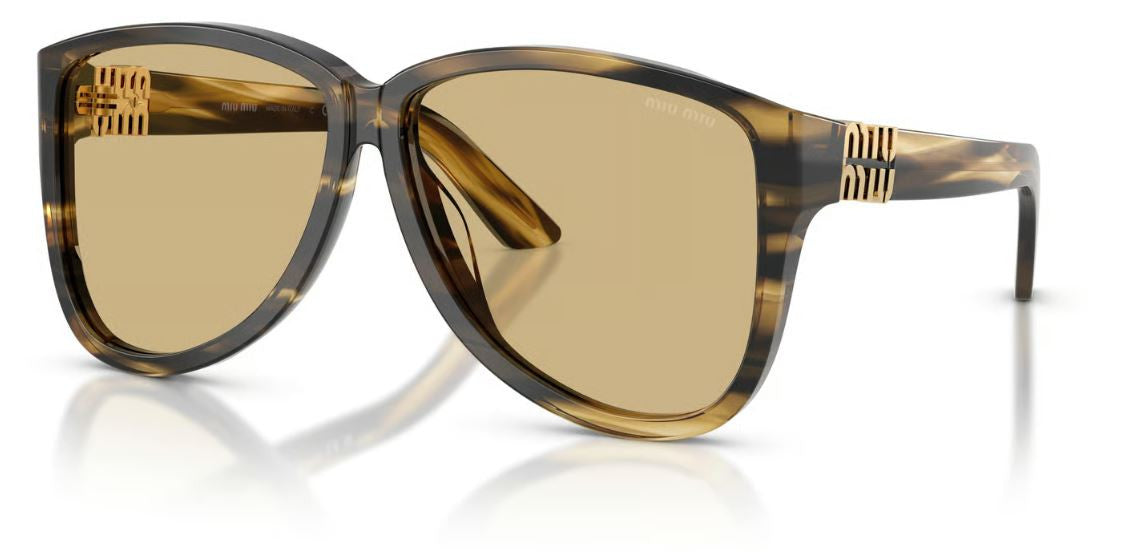 Miu Miu MU A08S - Vert naturel raye (25E1OR)