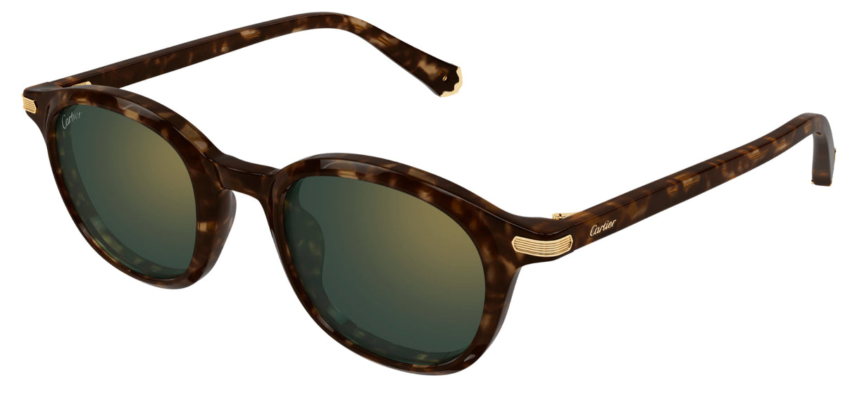 Lunettes de soleil Cartier Premiere CT0584S - Ecaille (002)