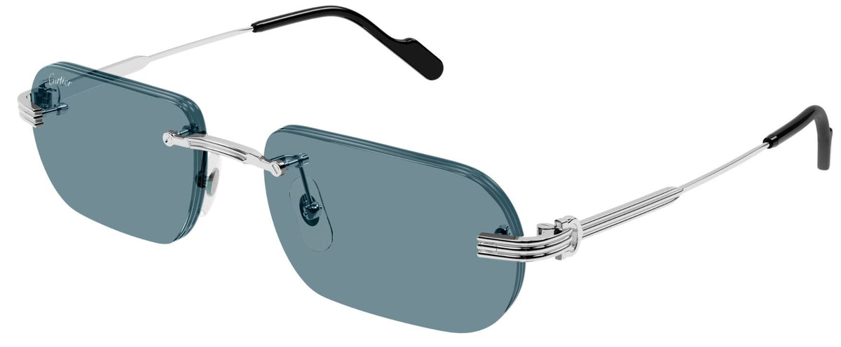 Lunettes de soleil Cartier Première CT0577S - Argent (006)