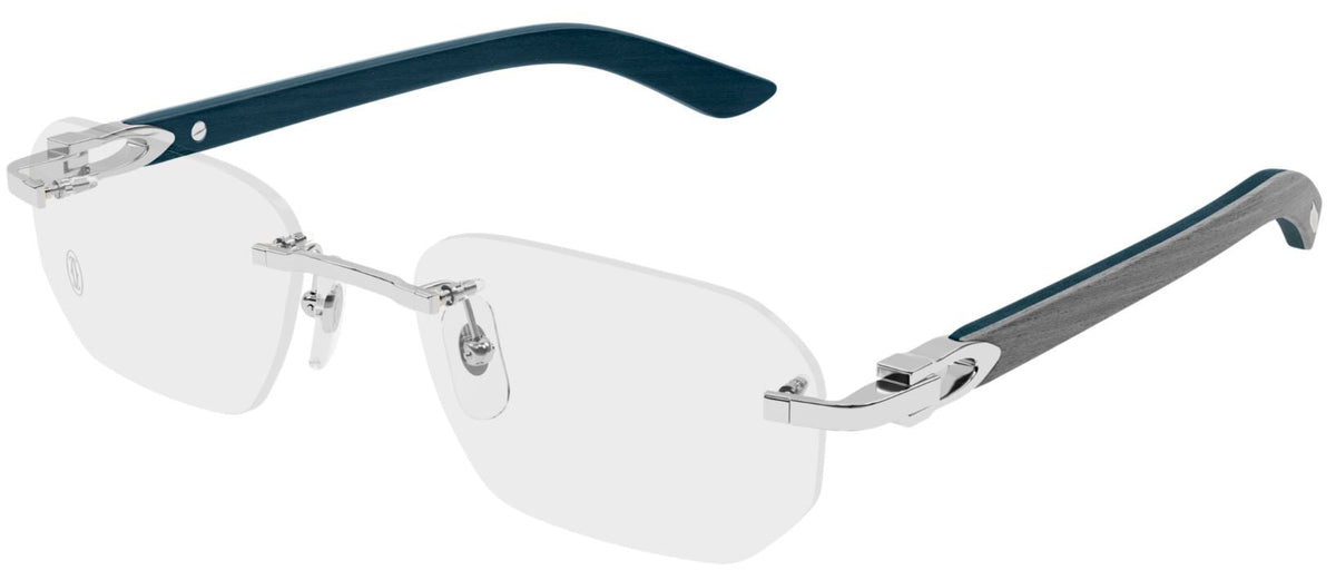 Lunettes de vue Cartier Décor C CT0583O - Argent (004)