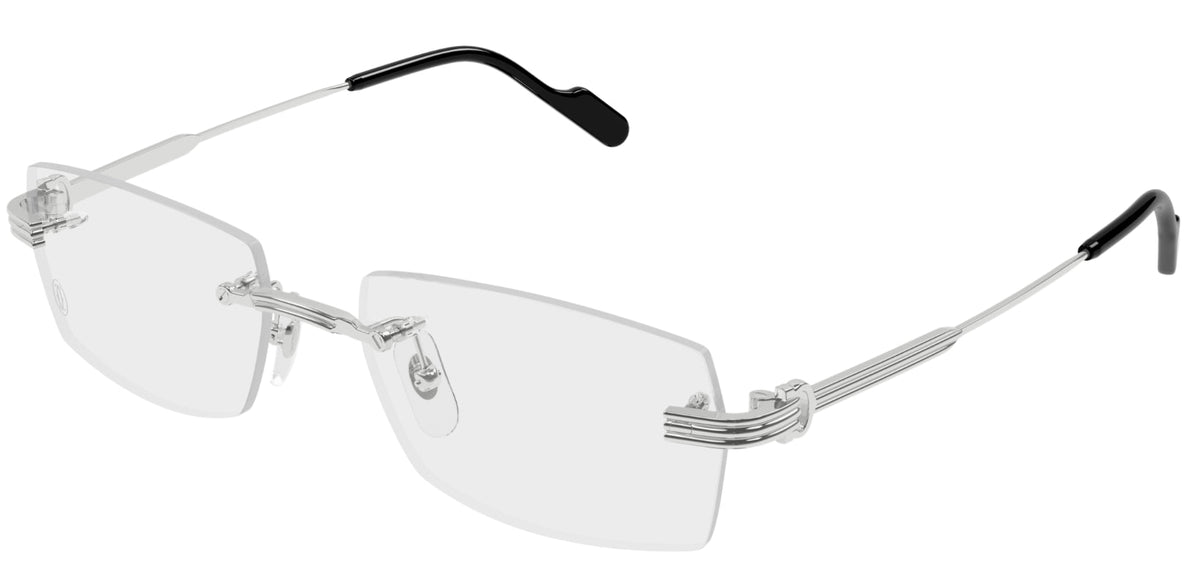 Lunettes de vue Cartier Première CT0578O - Argent (002)