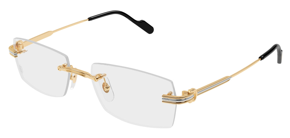 Lunettes de vue Cartier Première CT0578O - Doré (003)