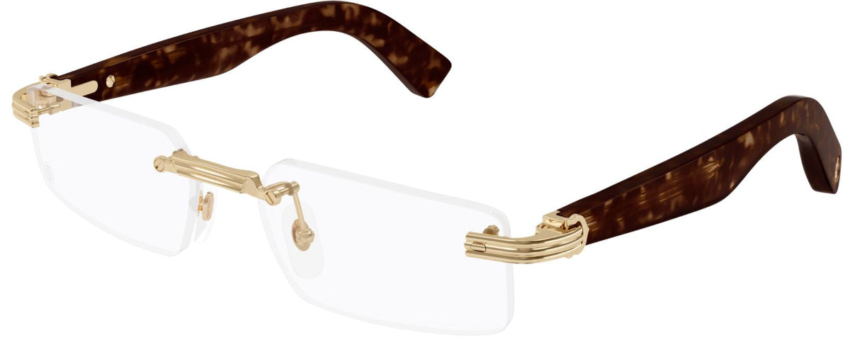 Lunettes de vue Cartier Première CT0537O - Doré (002)