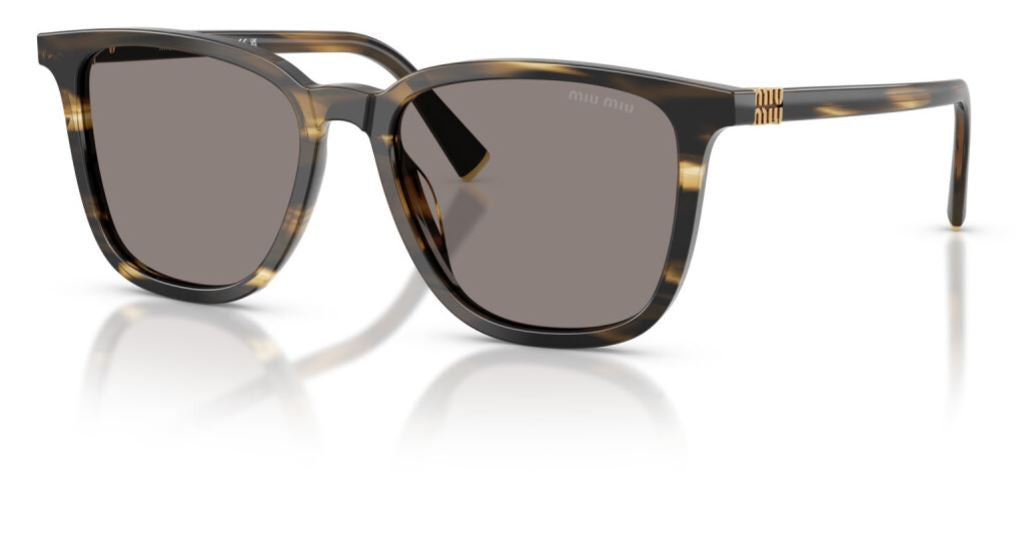 Miu Miu MU B03S - Vert naturel raye (25E80Q)
