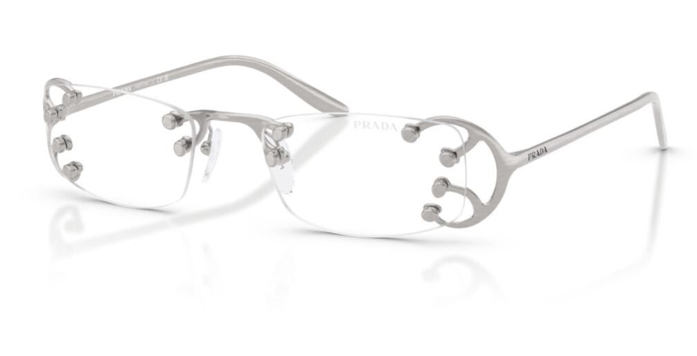 Lunettes de soleil Prada PR C57S - Argento Nouveau (28H08N)