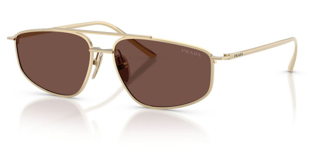 Lunettes de soleil Prada PR C51S - Or Pâle (ZVN80T)