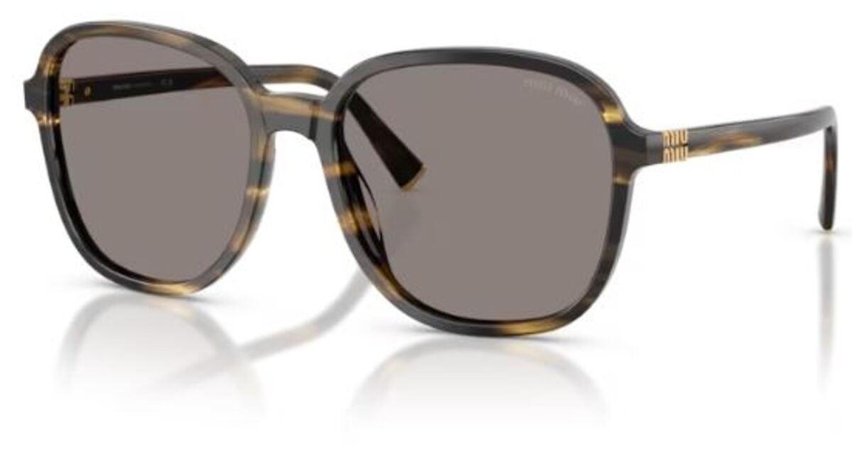 Miu Miu MU B01S - Vert naturel raye (25E80Q)