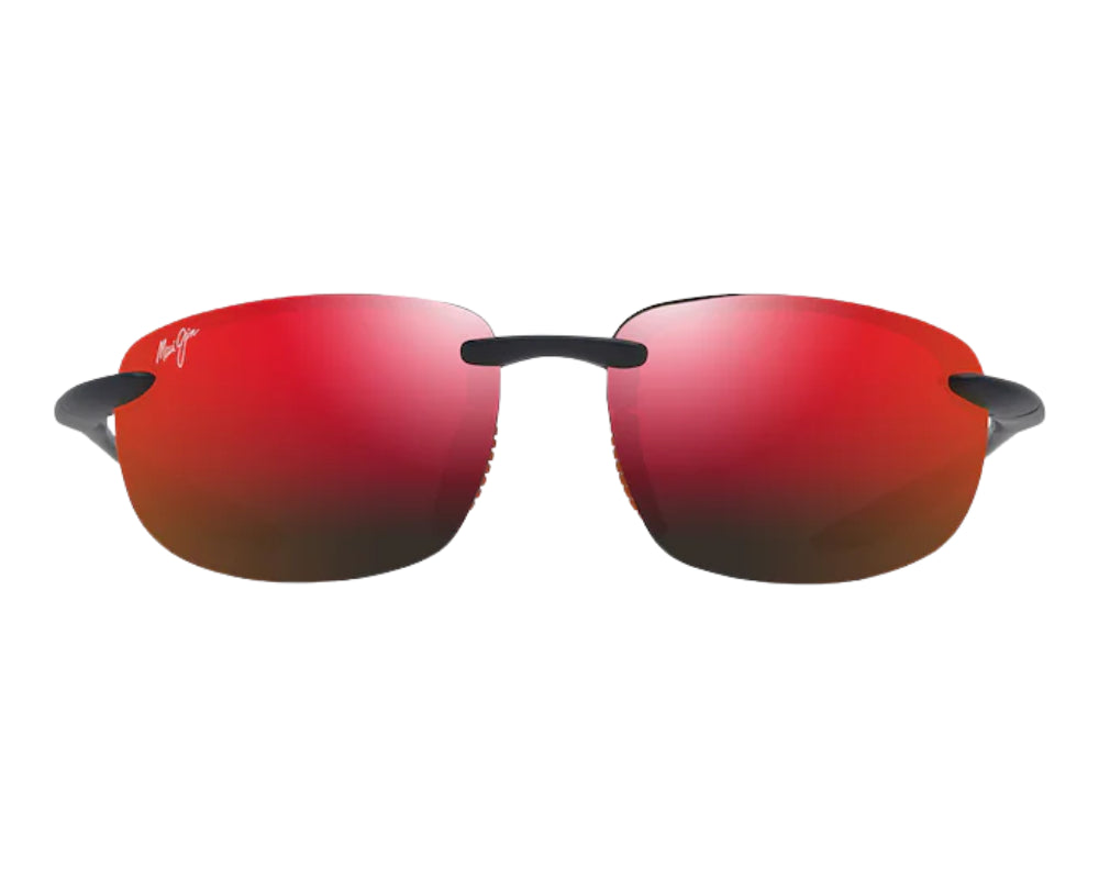 Lunettes de soleil Maui Jim Ho'okipa Ultra – coloris Bleu foncé mat uni avec des touches d'orange