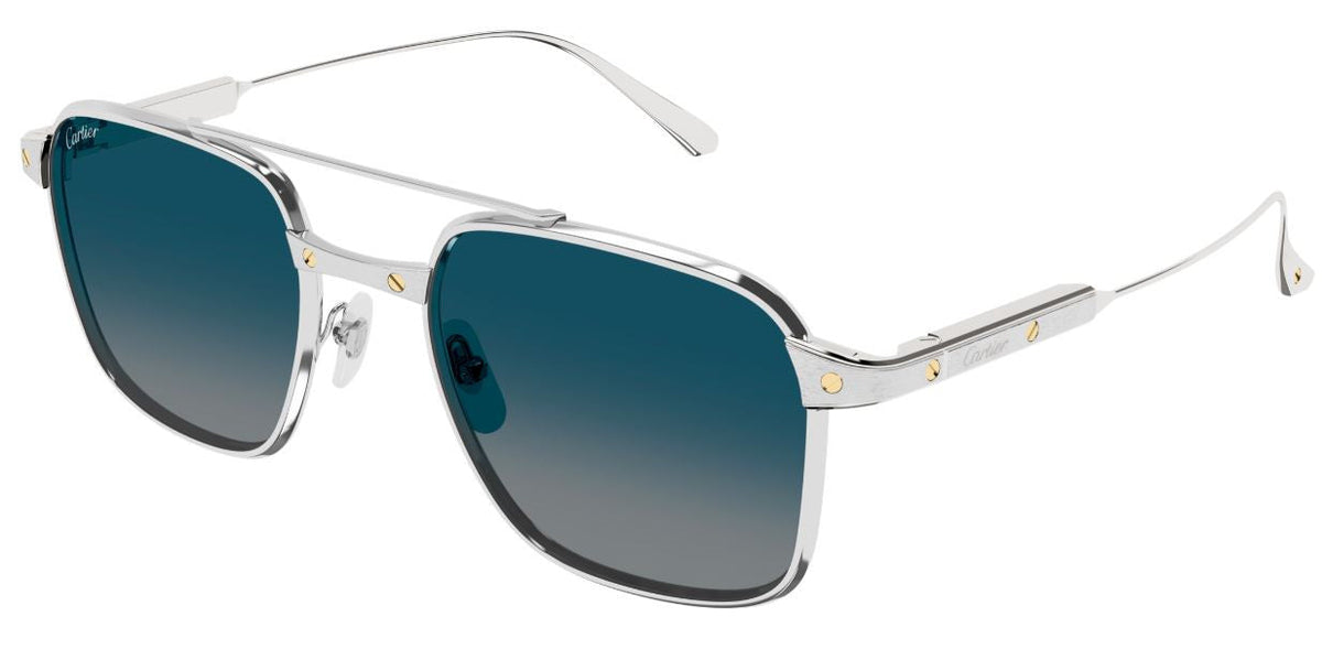 Lunettes de soleil Cartier Exception CT0610S - Argent (004)