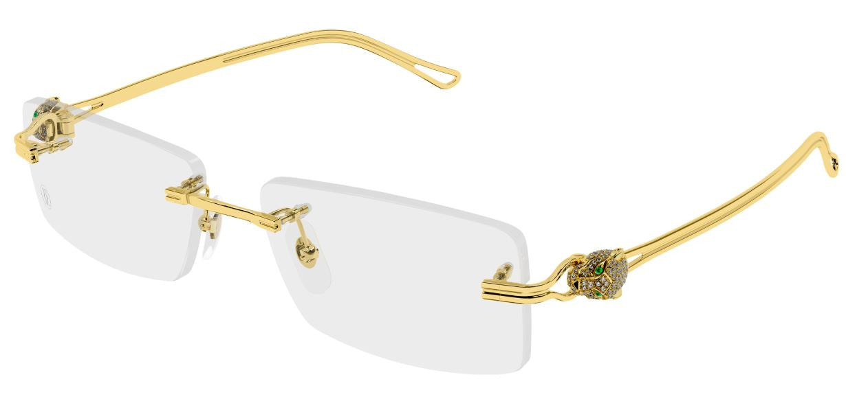 Lunettes de vue Cartier Precious Panthère CT0647O