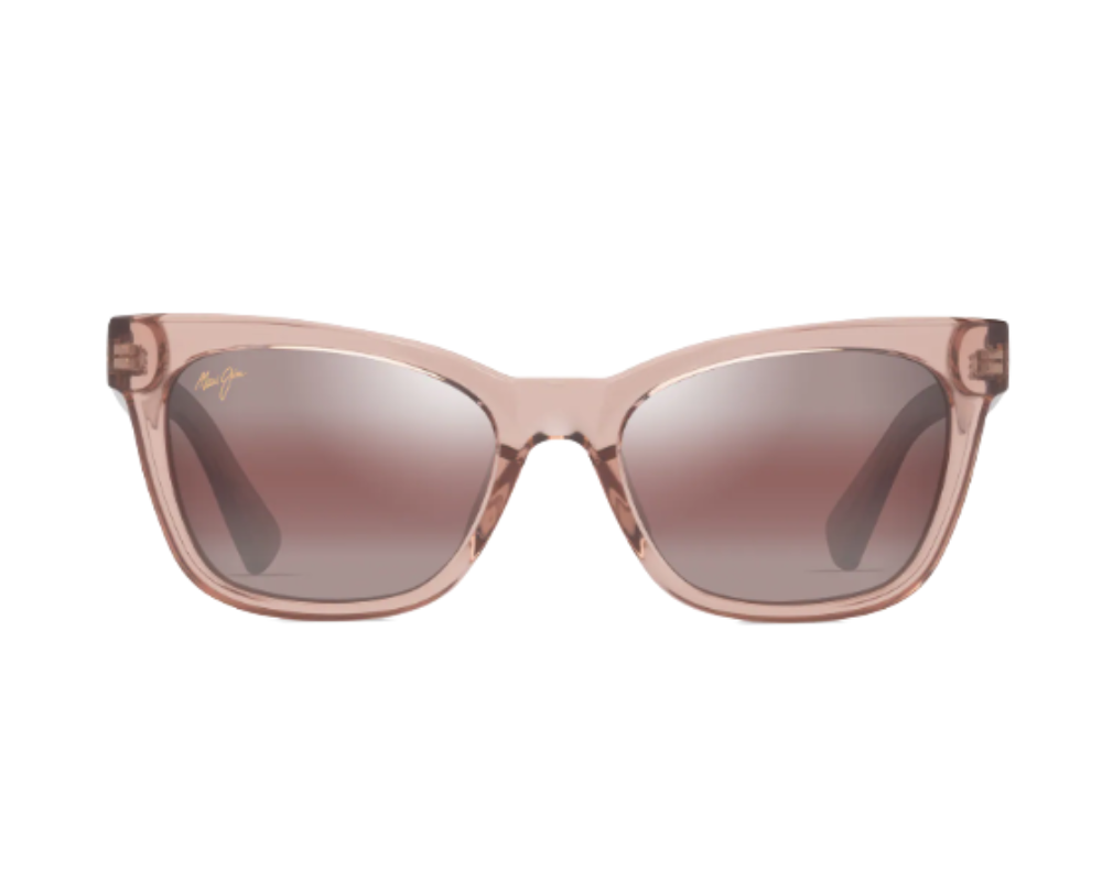 Lunettes de soleil Maui Jim Hiwahiwa – coloris Rose Antique Transparent Brillant
