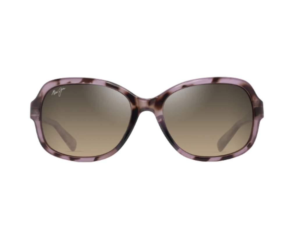 Lunettes de soleil Maui Jim Hiluhilu – coloris Havane rose tacheté brillant