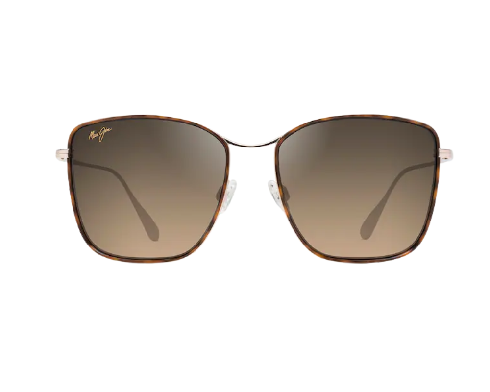 Lunettes de soleil Maui Jim Tiger Lily – coloris Tortue foncée avec de l'or