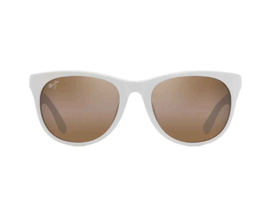 Lunettes de soleil Maui Jim Kōaniani Af – coloris Blanc uni brillant