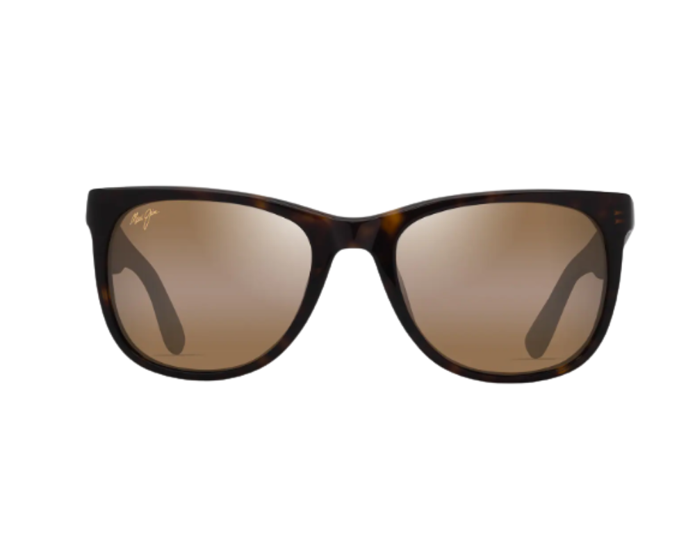 Lunettes de soleil Maui Jim Kikonia Xl – coloris Havane foncé brillant