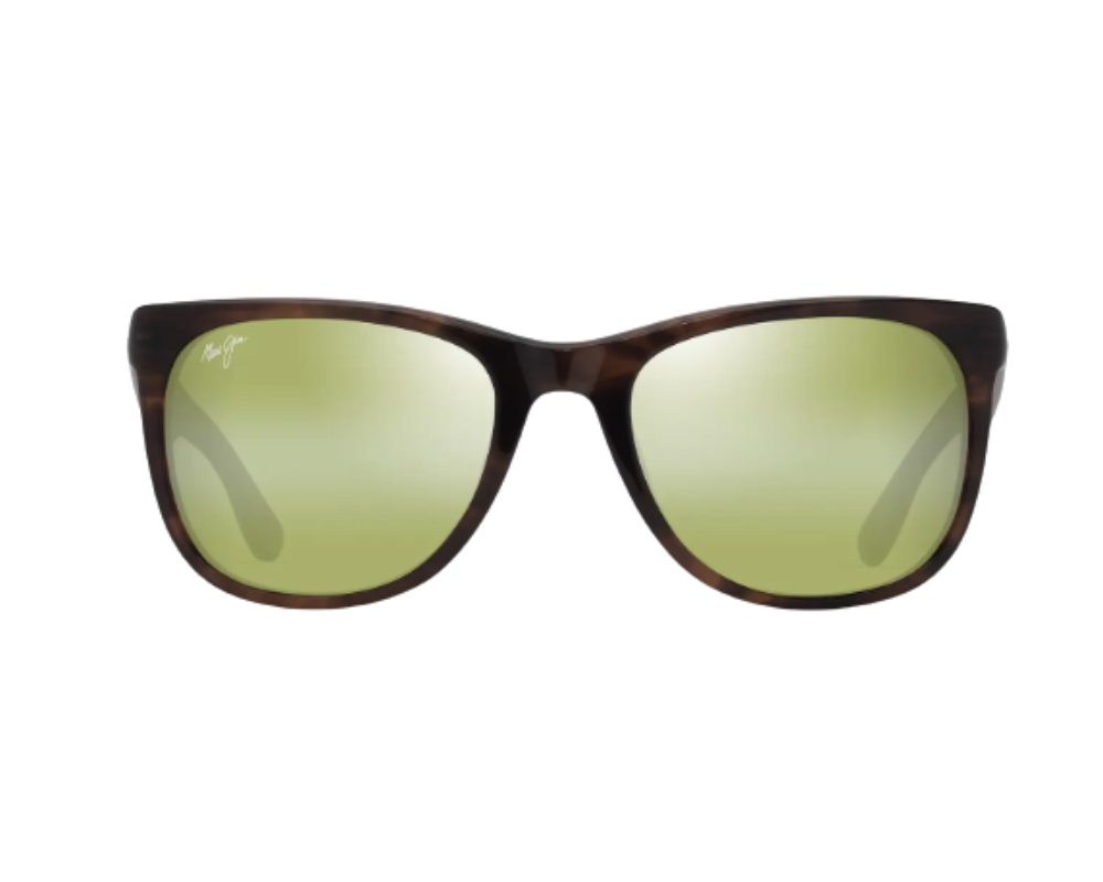 Lunettes de soleil Maui Jim Kikonia Xl – coloris Mélange brillant marron classique Havane