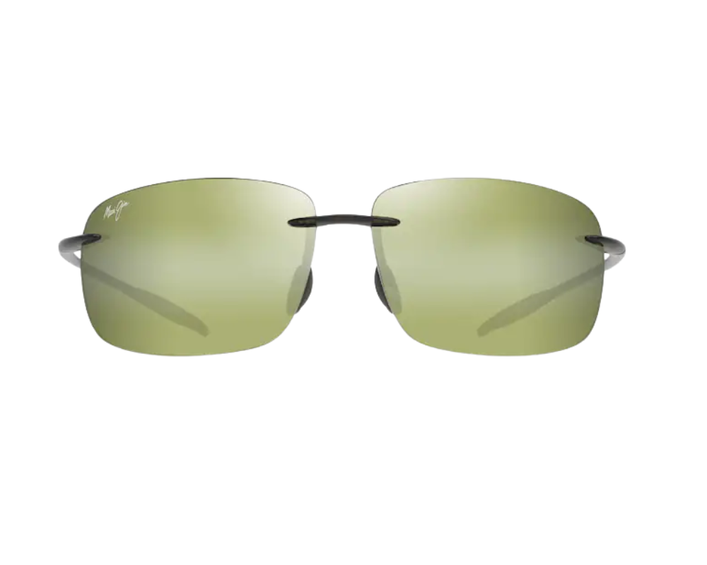 Lunettes de soleil Maui Jim Breakwall – coloris Vert kaki brillant et transparent (HT422-15)