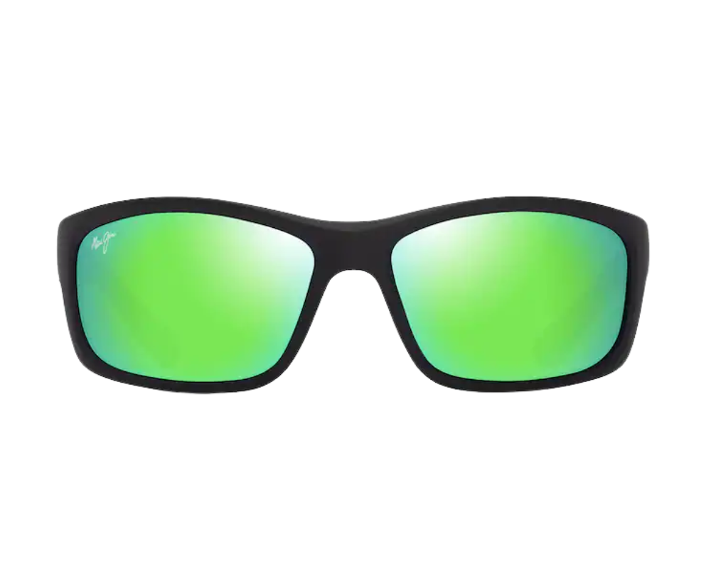 Lunettes de soleil Maui Jim Kanaio Coast – coloris Noir Mat / Vert