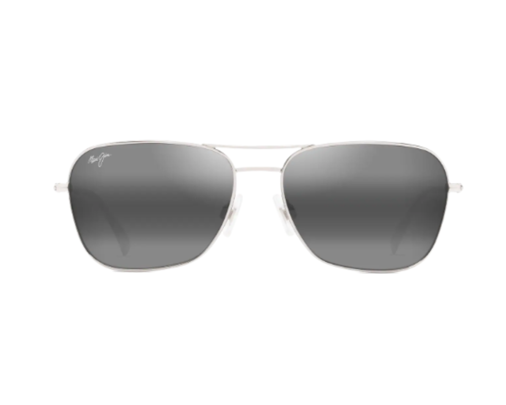 Lunettes de soleil Maui Jim Na Auao – coloris Argent brillant avec cristaux