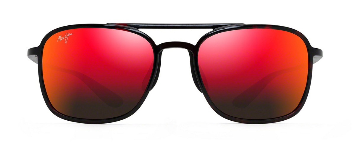 Lunettes de soleil Maui Jim Keokea – coloris Rouge / écaille noir