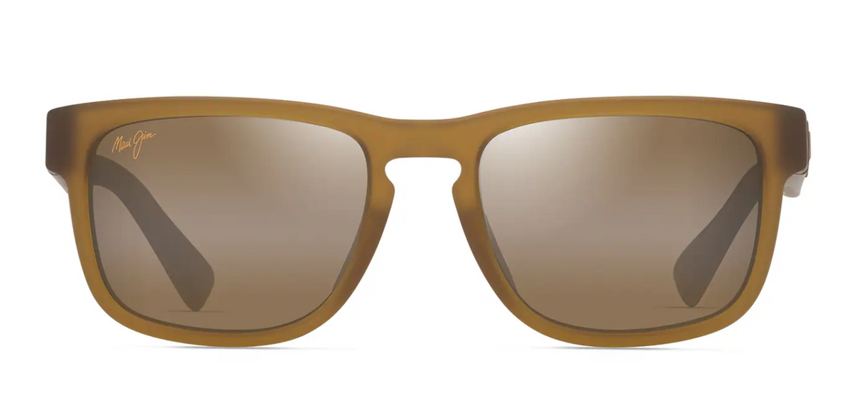 Lunettes de soleil Maui Jim Kupulau – coloris Jaune Miel Transparent Mat