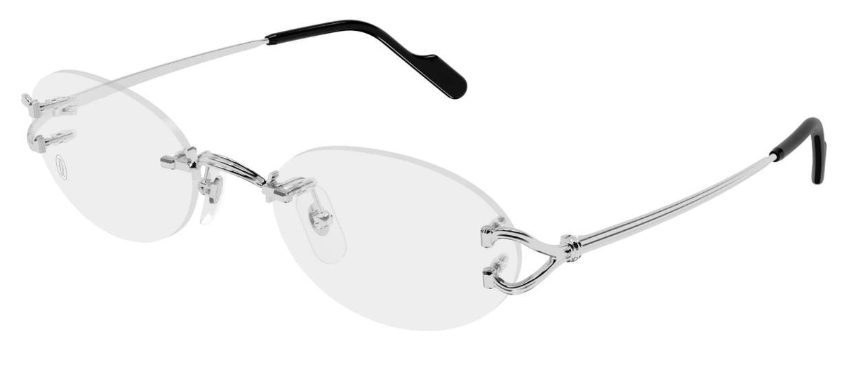 Lunettes de vue Cartier Piccadilly CT0621O - Argent (002)