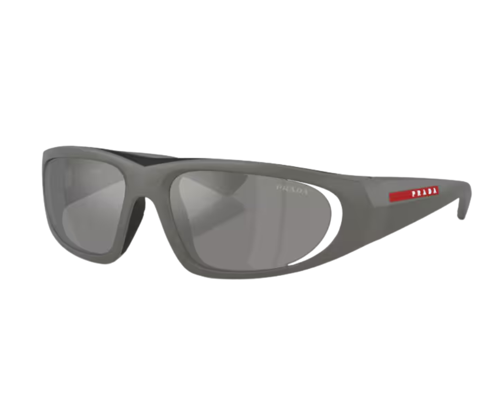Lunettes de Soleil Prada Linea Rossa PS B03S - Gris métallisé (16X7W1)