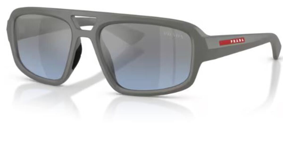 Lunettes de soleil Prada Linea Rossa PS B11SU - Gris métallisé