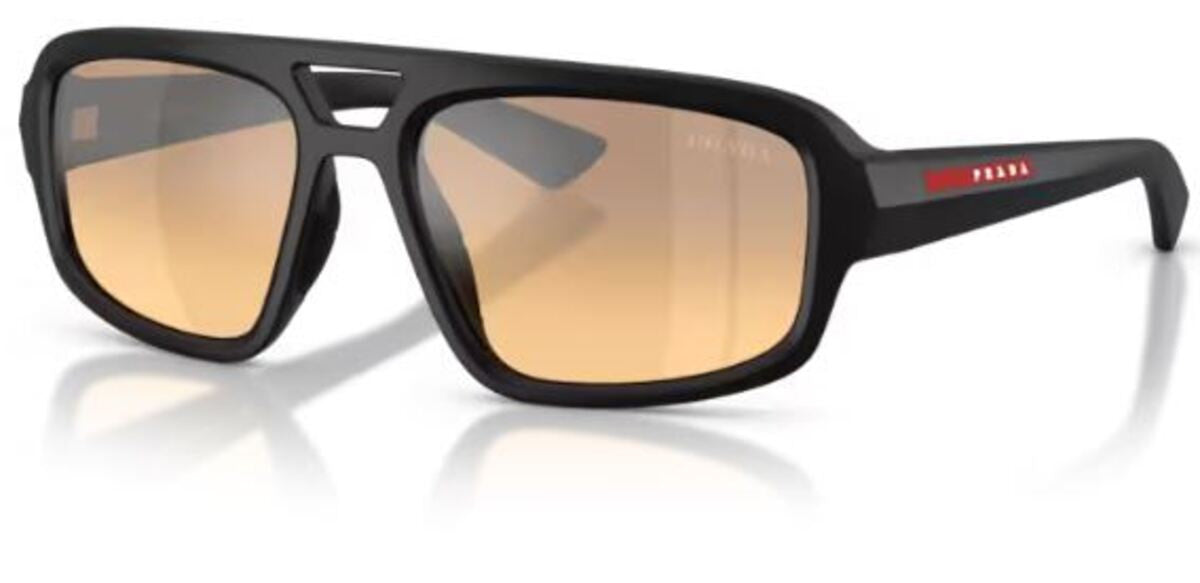 Lunettes de soleil Prada Linea Rossa PS B11SU - Noir mat 1BO40Z