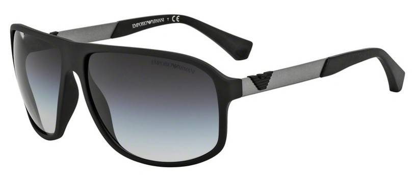 Lunettes de soleil Emporio Armani EA4029 - Caoutchouc noir (50638G)