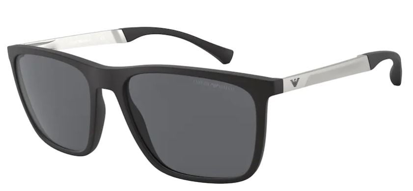 Lunettes de soleil Emporio Armani EA4150 - Caoutchouc noir (506387)