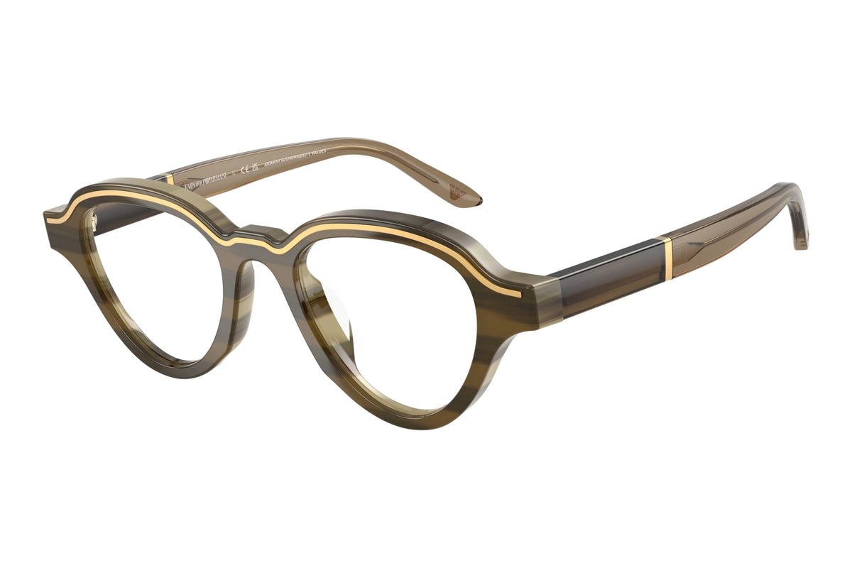 Emporio Armani 0EA4264U-50171W - Brown On Striped Beige (63381W)